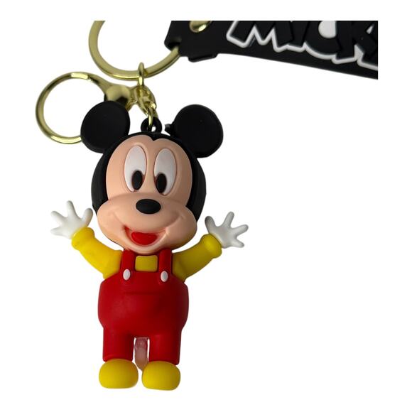 NEW Disney Mickey Mouse WRISTBAND KEYCHAIN Key Clip Purse Fob Backpack Car Decor - Picture 2 of 5